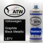 Preview: Volkswagen, Graphite Black Metallic, LB7V: 400ml Sprühdose, von ATW Autoteile West.